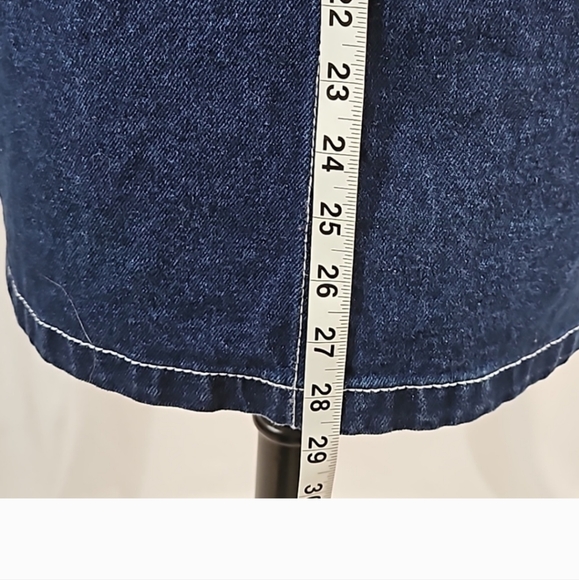 Wild Fable Denim Trucker Jacket Dark Blue NWT Size: XS 40" Chest - Picture 4 of 5